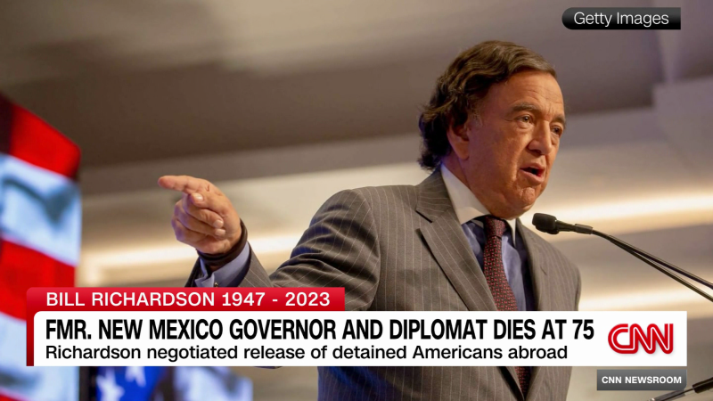 Bill Richardson, Former New Mexico Governor And Diplomat, Dies At 75 | CNN