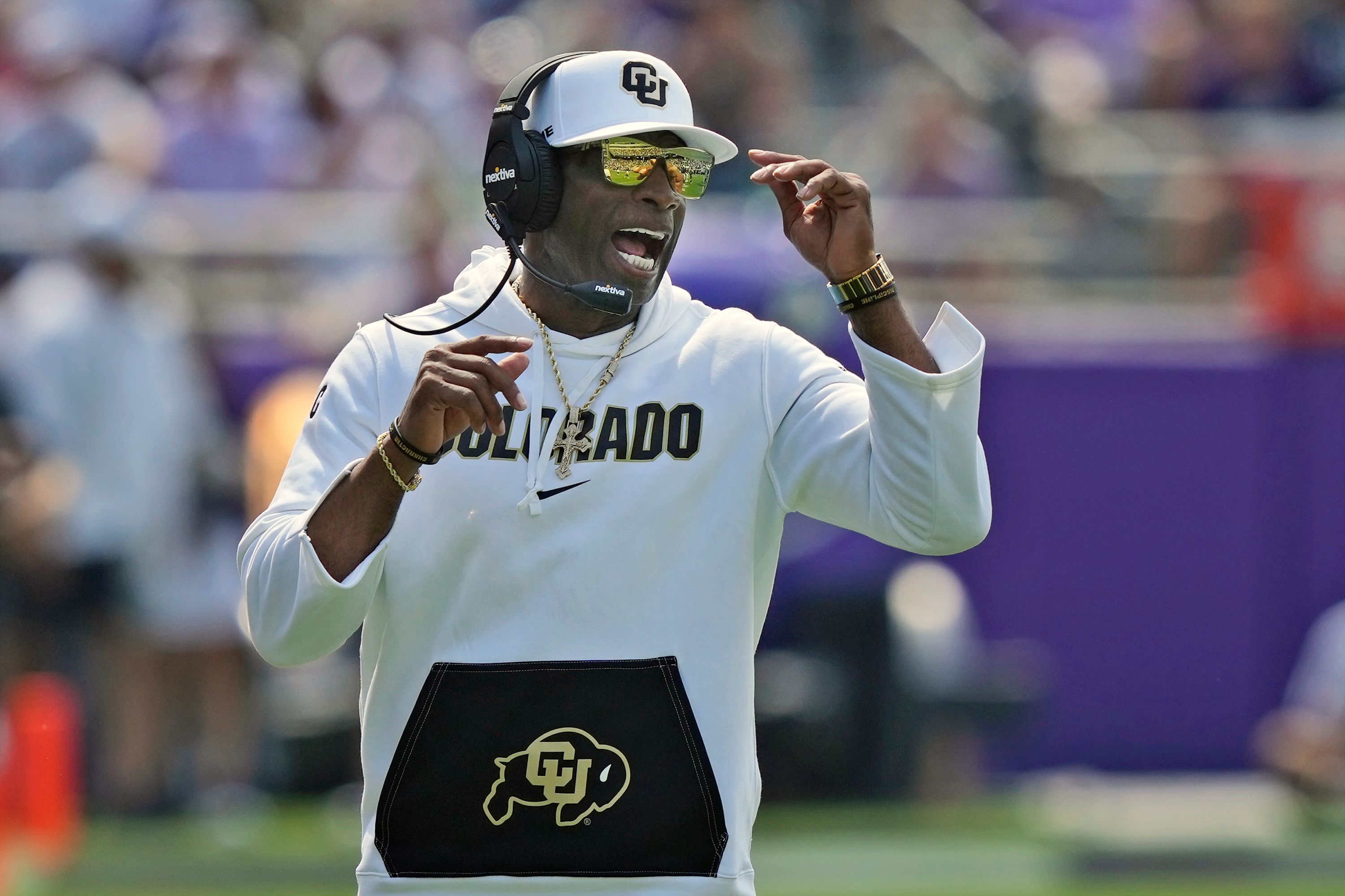 Deion Sanders and Colorado upset No. 17 TCU in his FBS coaching