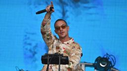 American DJ Diplo performs during the 2023 Governors Ball Music Festival at Flushing Meadows Corona Park in New York City, on June 9, 2023.
