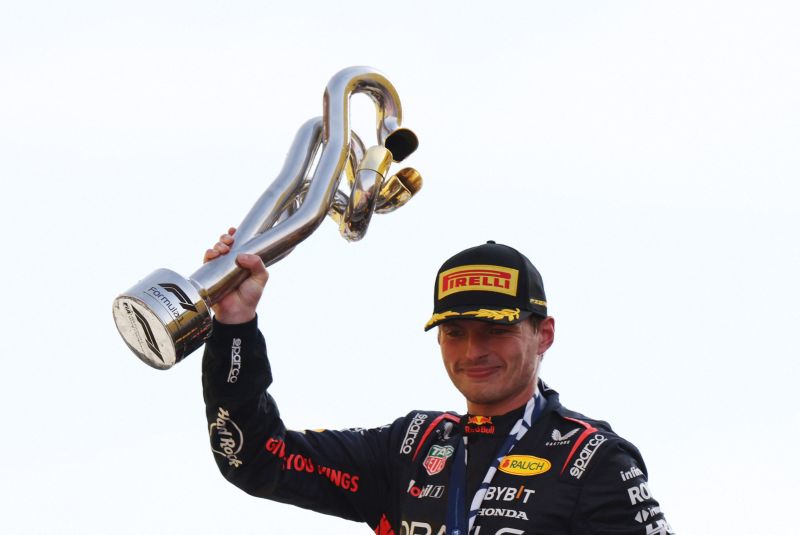 Max Verstappen wins record 10th consecutive race with victory at