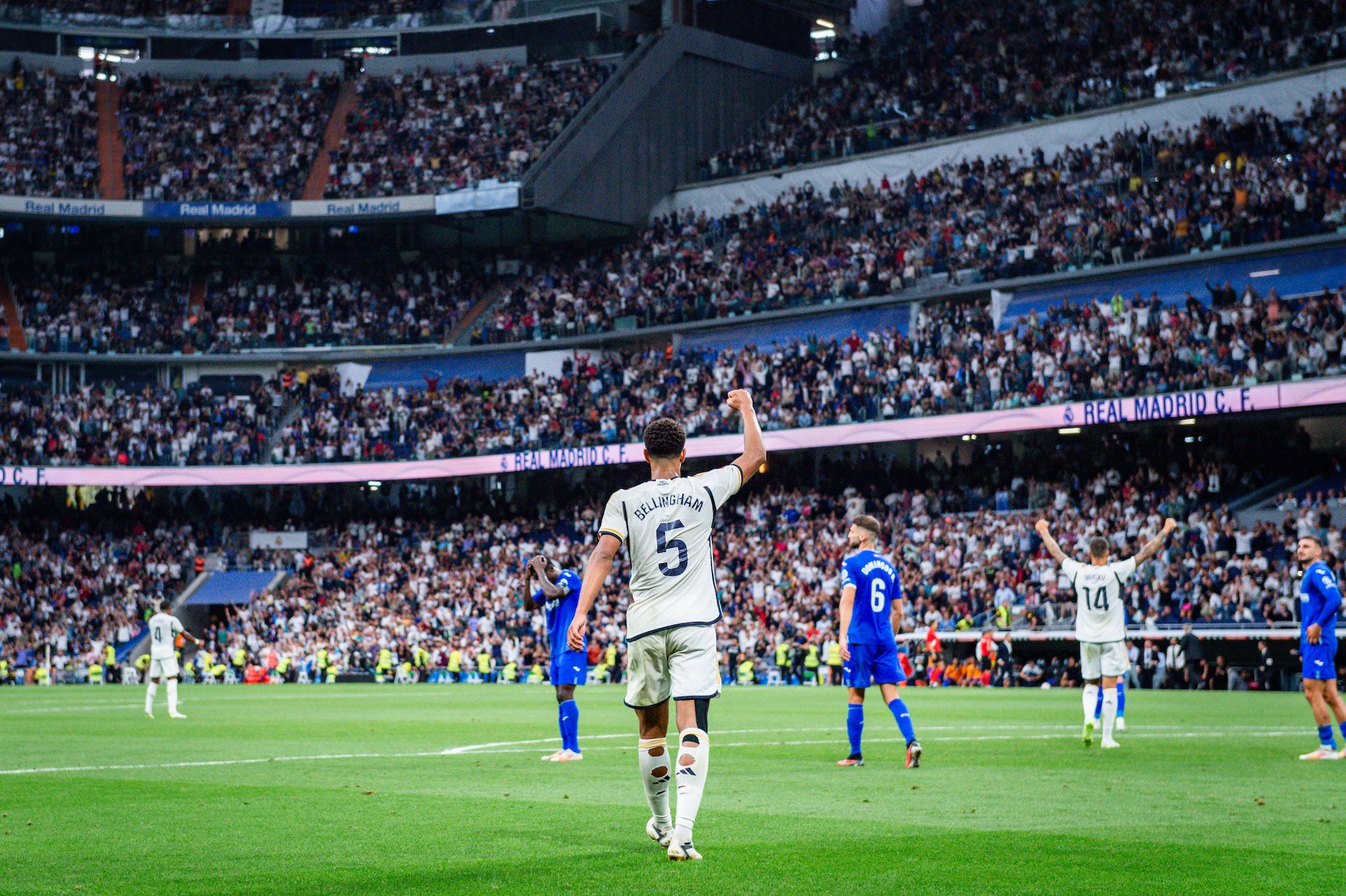 Jude Bellingham Real Madrid v Getafe Estadio Santiago Bernabeu La