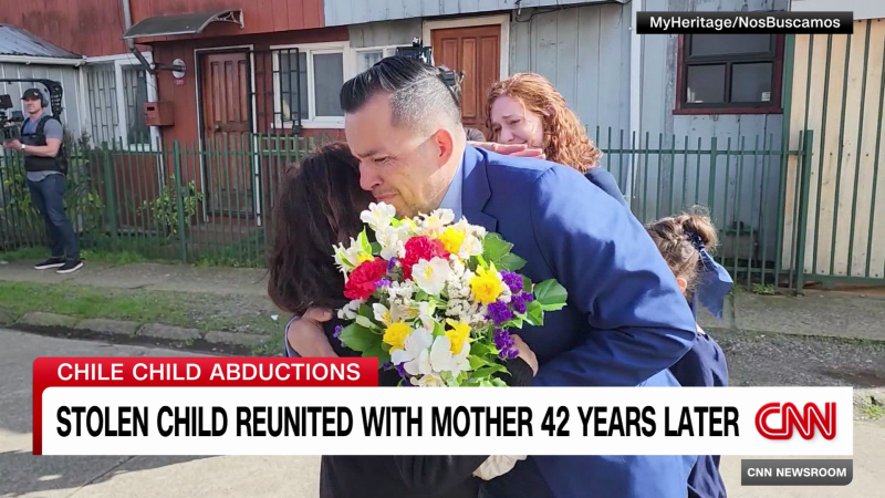 NextImg:American man stolen as a baby in Chile meets mother at 42 | CNN