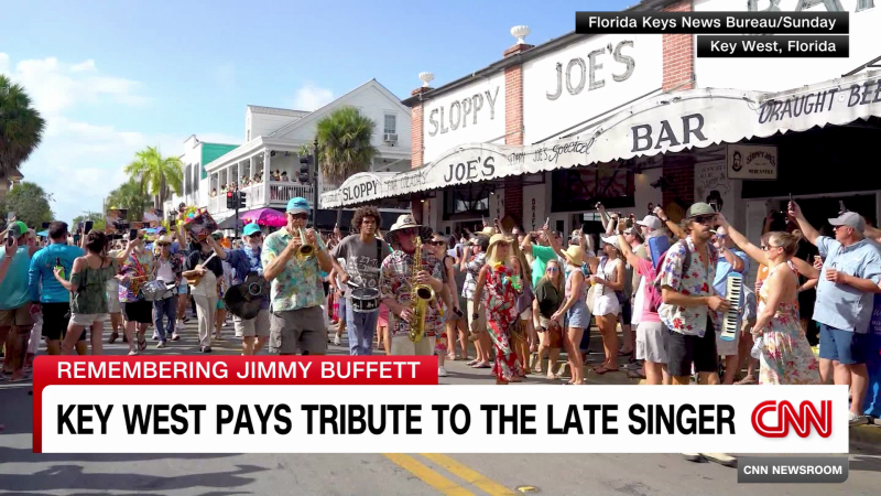 Fans pay tribute to Jimmy Buffett in Key West Adult Picture