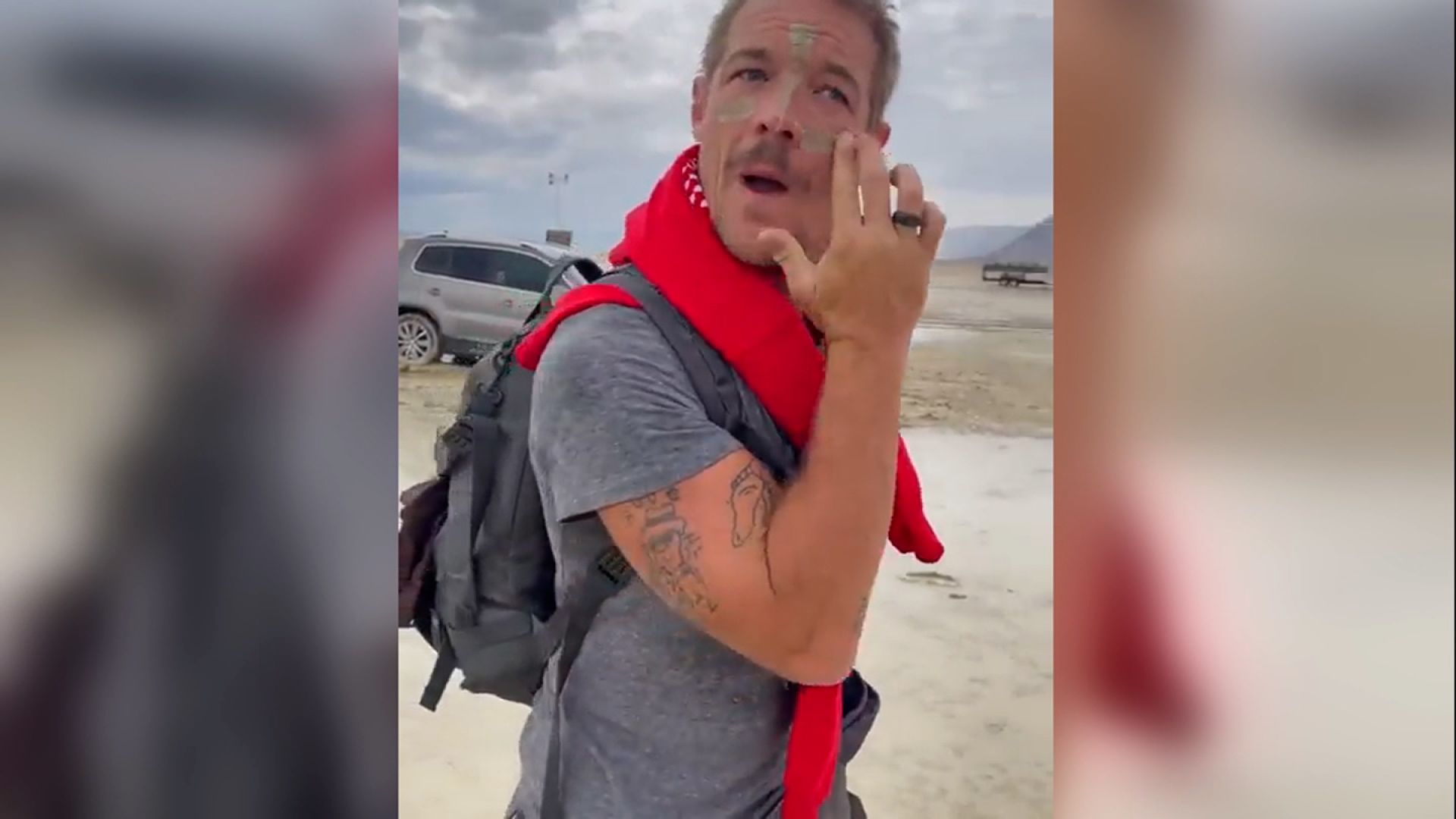 DJ Diplo defies odds, hitchhikes out of rain-drenched Burning Man