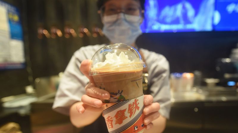NextImg:Moutai coffee, anyone? Luckin is adding the fiery liquor to its lattes | CNN Business