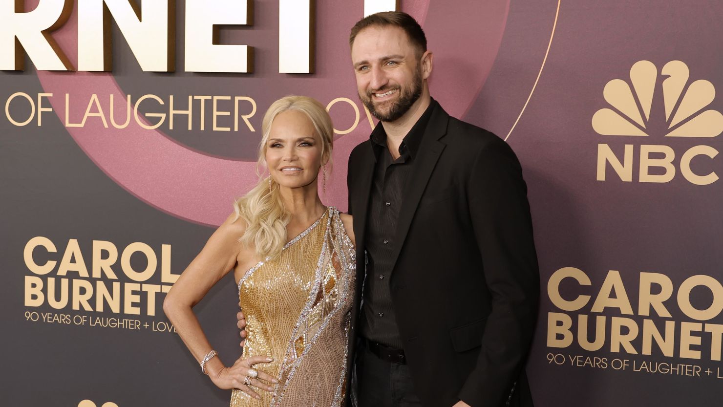 LOS ANGELES, CALIFORNIA - MARCH 02: (L-R) Kristin Chenoweth and Josh Bryant attend NBC's "Carol Burnett: 90 Years of Laughter + Love" Birthday Special at Avalon Hollywood & Bardot on March 02, 2023 in Los Angeles, California. (Photo by Kevin Winter/Getty Images)