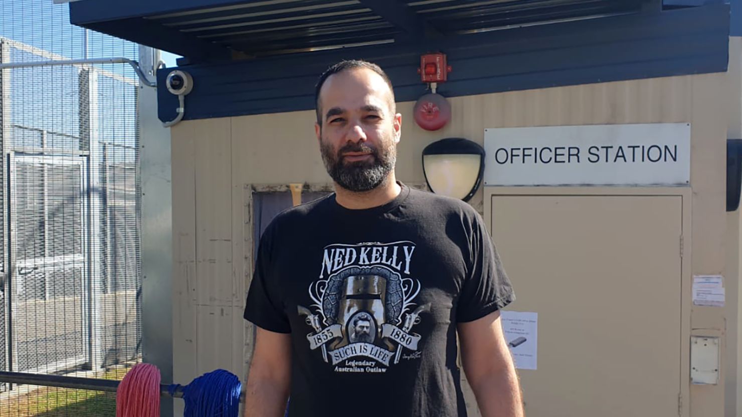 Ned Kelly Emeralds has spent a decade in Australian immigration detention because he hasn't been given asylum and can't be sent back to Iran.