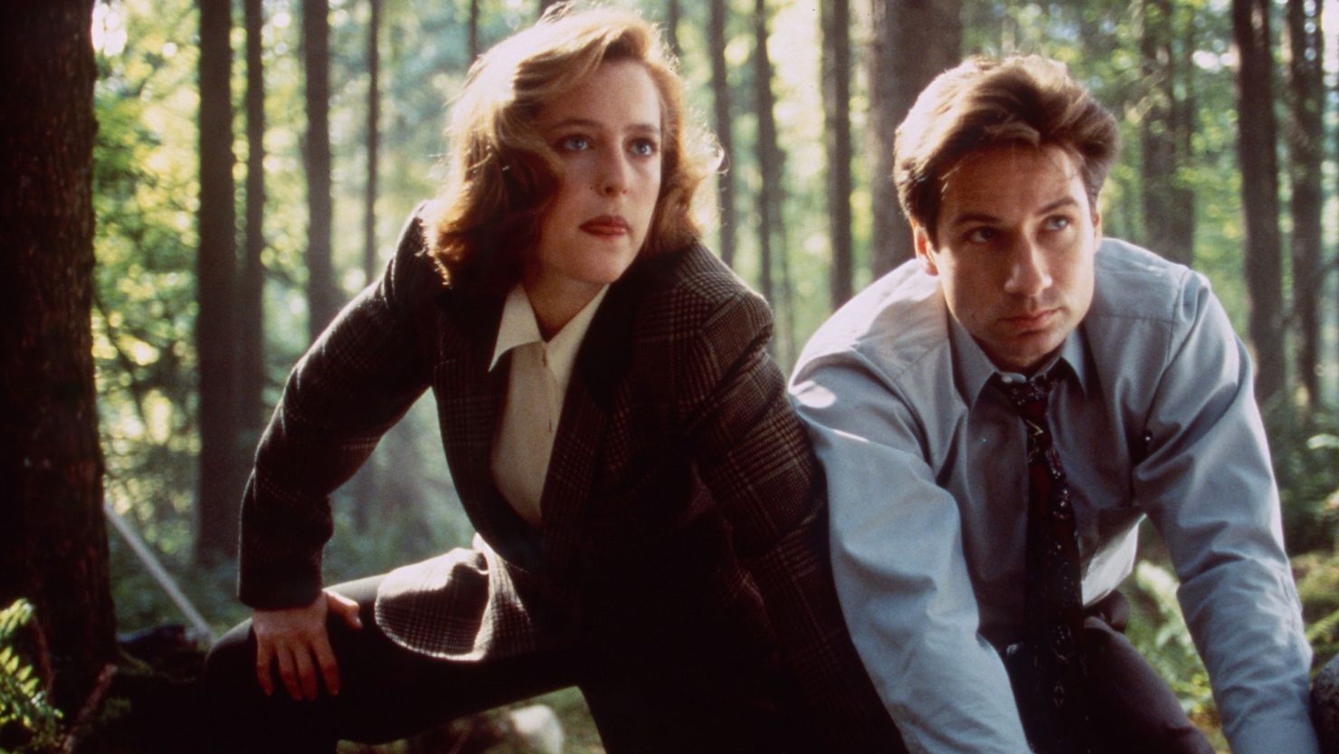 THE X-FILES, Gillian Anderson, David Duchovny, 1993-2002. photo: Chris H.B. / © Fox Network / Courtesy: Everett Collection