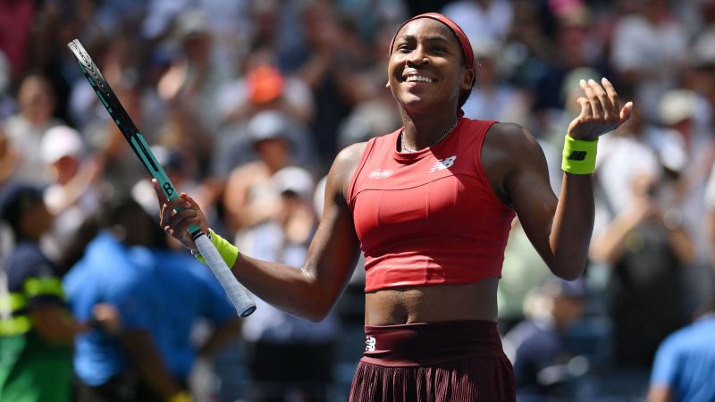 US Open Coco Gauff dominates Jelena Ostapenko to reach semifinals CNN