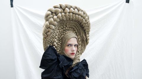 Marisol Suarez's Braided Wig is seen in this 2010 photograph.