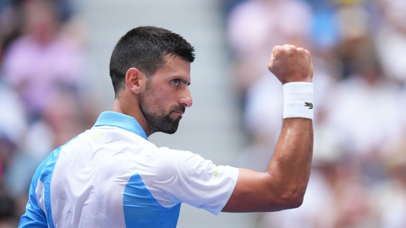 Novak Djokovic alcanzó las semifinales del US Open al derrotar a la estrella estadounidense Taylor Fritz