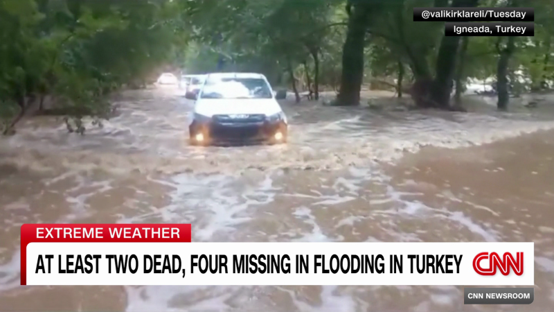 Turkey floods kill at least two, four missing  | CNN