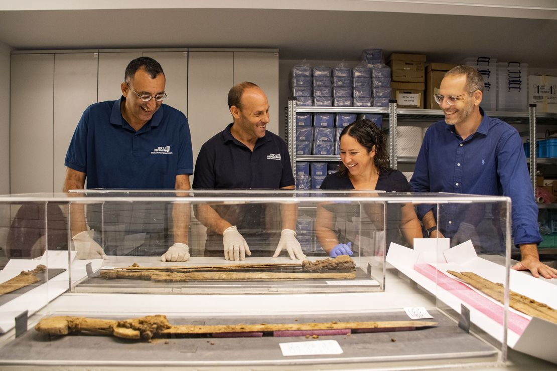 Amir Ganor (left), Eitan Klein (center-left), Oriya Amichay (center-right) and Amir Ganor (right).