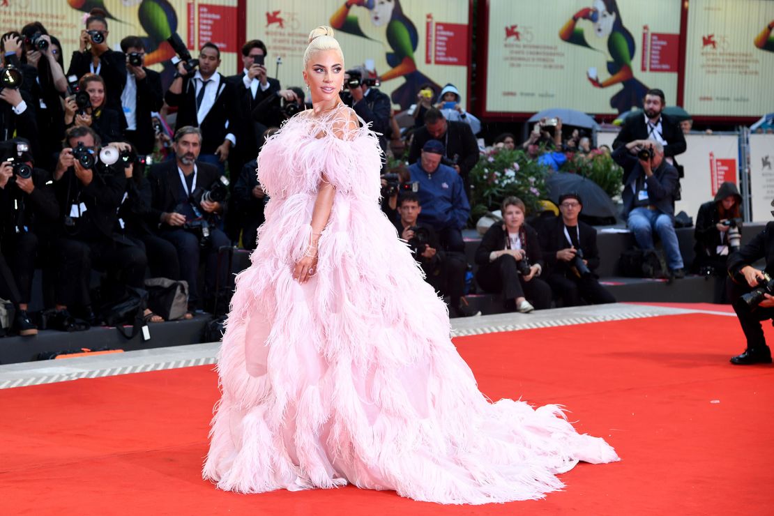 VENICE, ITALY - AUGUST 31:  Lady Gaga walks the red carpet ahead of the 'A Star Is Born' screening during the 75th Venice Film Festival at Sala Grande on August 31, 2018 in Venice, Italy.  (Photo by Daniele Venturelli/Daniele Venturelli/WireImage)