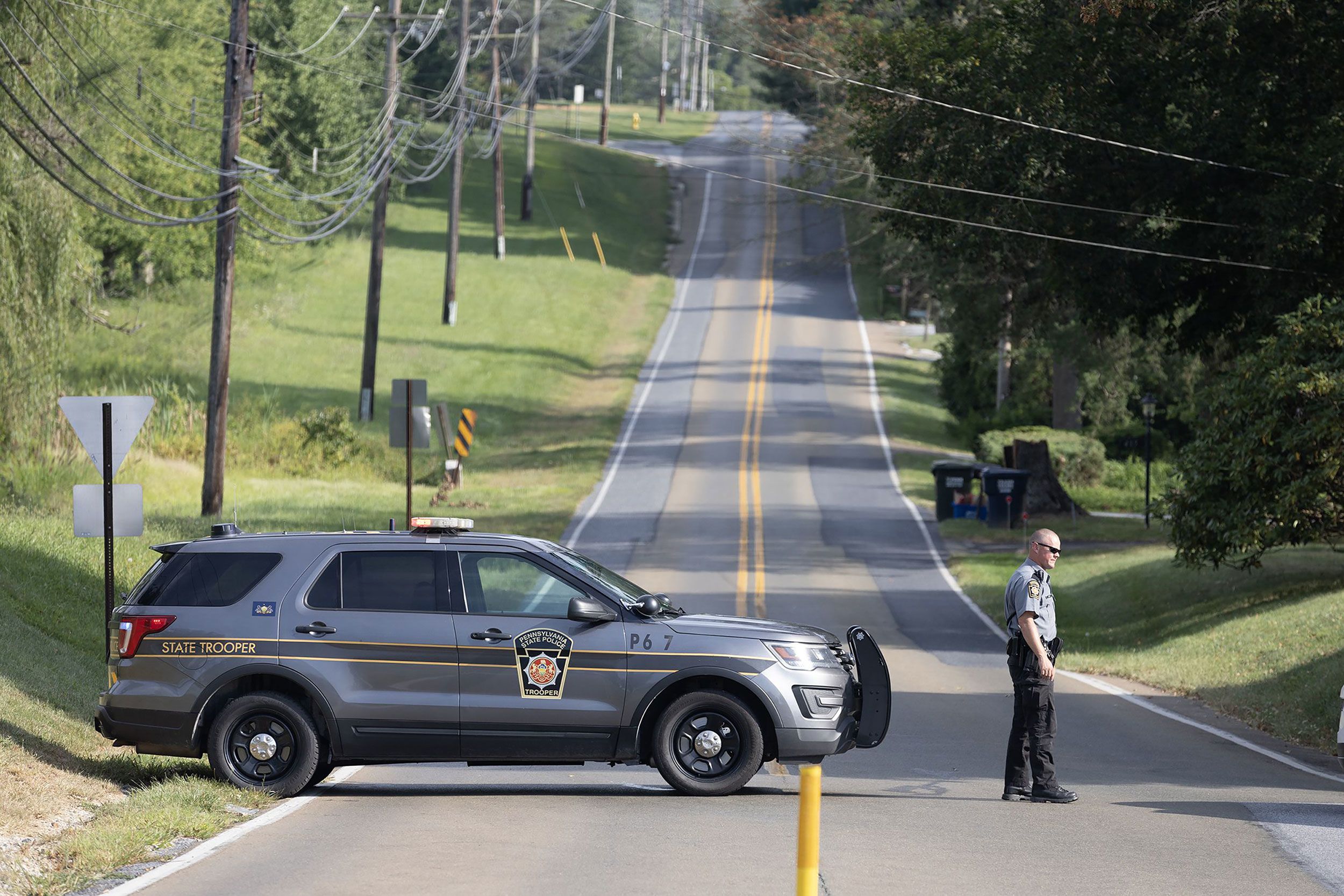 Longwood Gardens remains closed as the search continues for prison escapee,  Danilo Cavalcante, in Pocopson Township, Pa. on Sunday, Sept. 3, 2023.  Murderer Cavalcante was able to escape a prison yard in