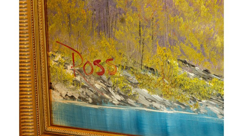 The first Bob Ross work from The Joy of Painting is on sale CNN