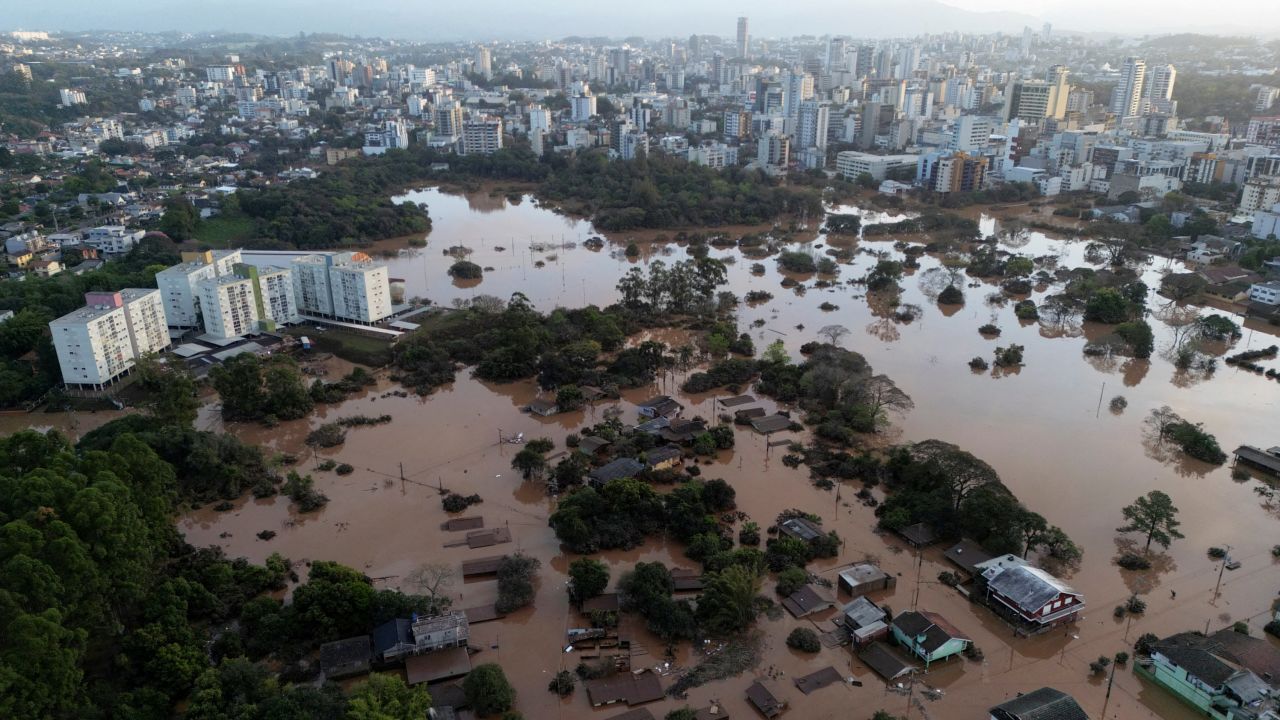 Houses are seen in Lajeado, Rio Grande do Sul state, Brazil September 6, 2023.
