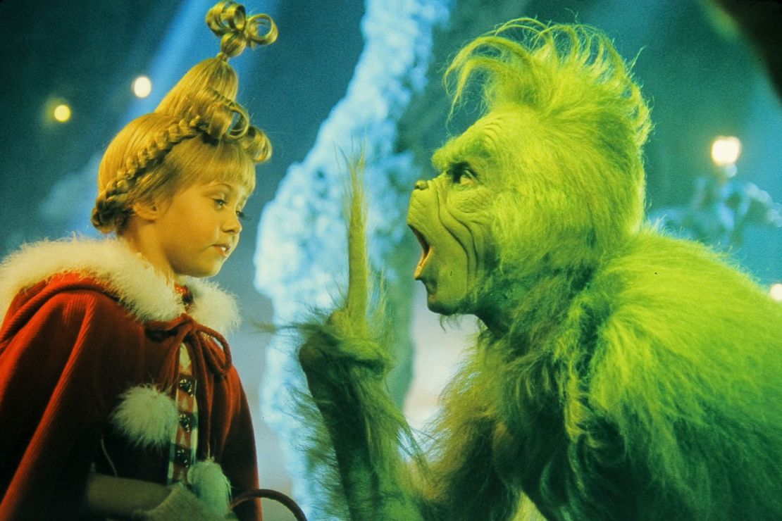 Momsen (left) in "How the Grinch Stole Christmas" (2000).