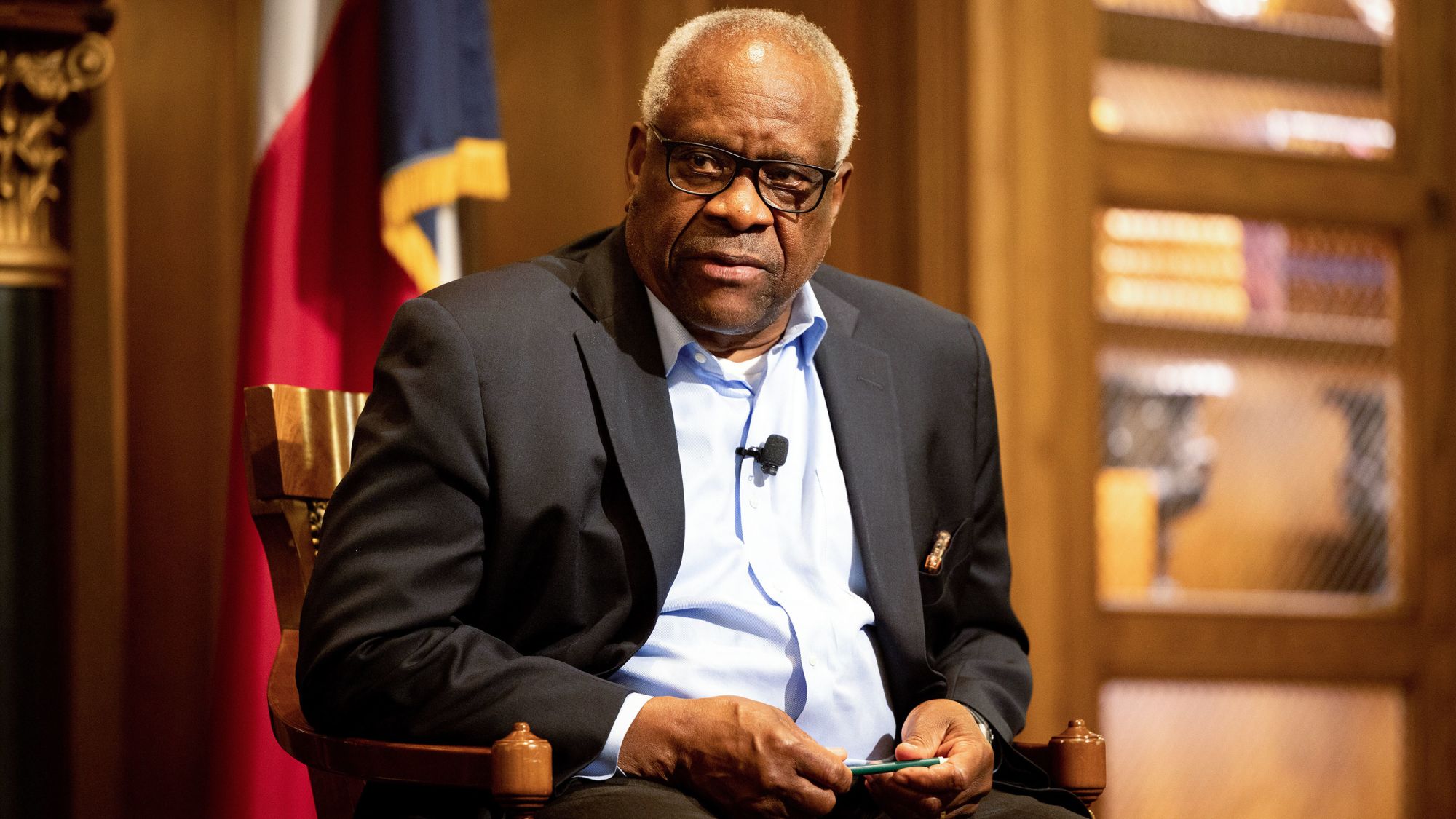 Justice Clarence Thomas in Dallas, May 13, 2022.