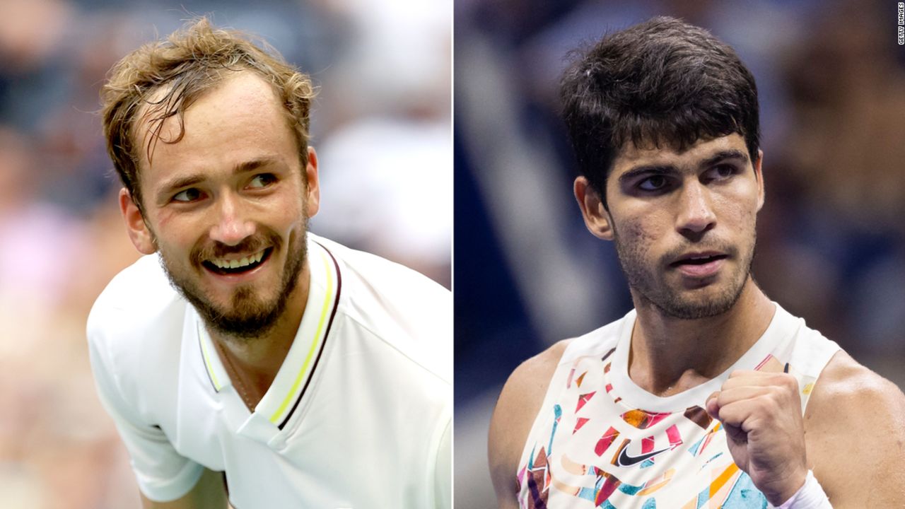 Daniil Medvedev and Carlos Alcaraz will fight for a place in the final.