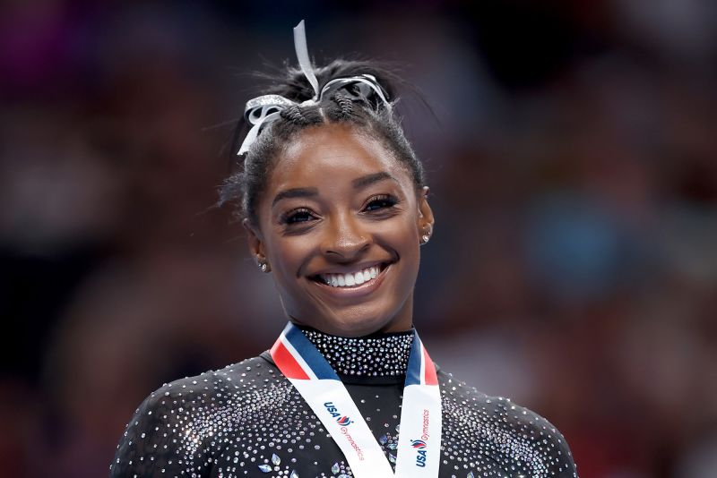 Simone Biles says she's aiming for the Paris Olympics next year ...