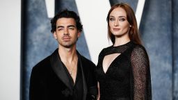 Joe Jonas and Sophie Turner arrives at the Vanity Fair Oscar party after the 95th Academy Awards, known as the Oscars,  in Beverly Hills, California, U.S., March 12, 2023. REUTERS/Danny Moloshok