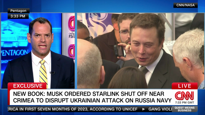 New biography on Elon Musk reveals involvement with Ukraine | CNN Business