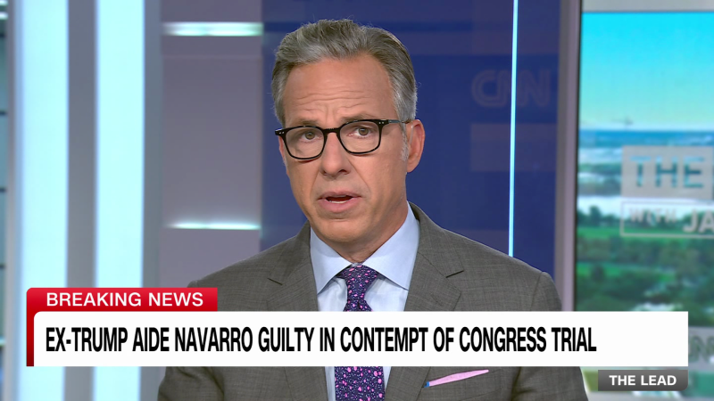 Former Trump adviser Peter Navarro convicted of contempt of Congress
