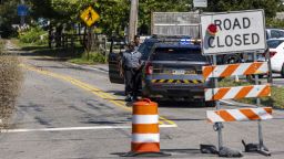 September 7, 2023: Pennsylvania State Police Officers continued to block off several roads around Chester County on Sept. 6, 2023, as the search continued for the escaped murderer Danelo Cavalcante. 