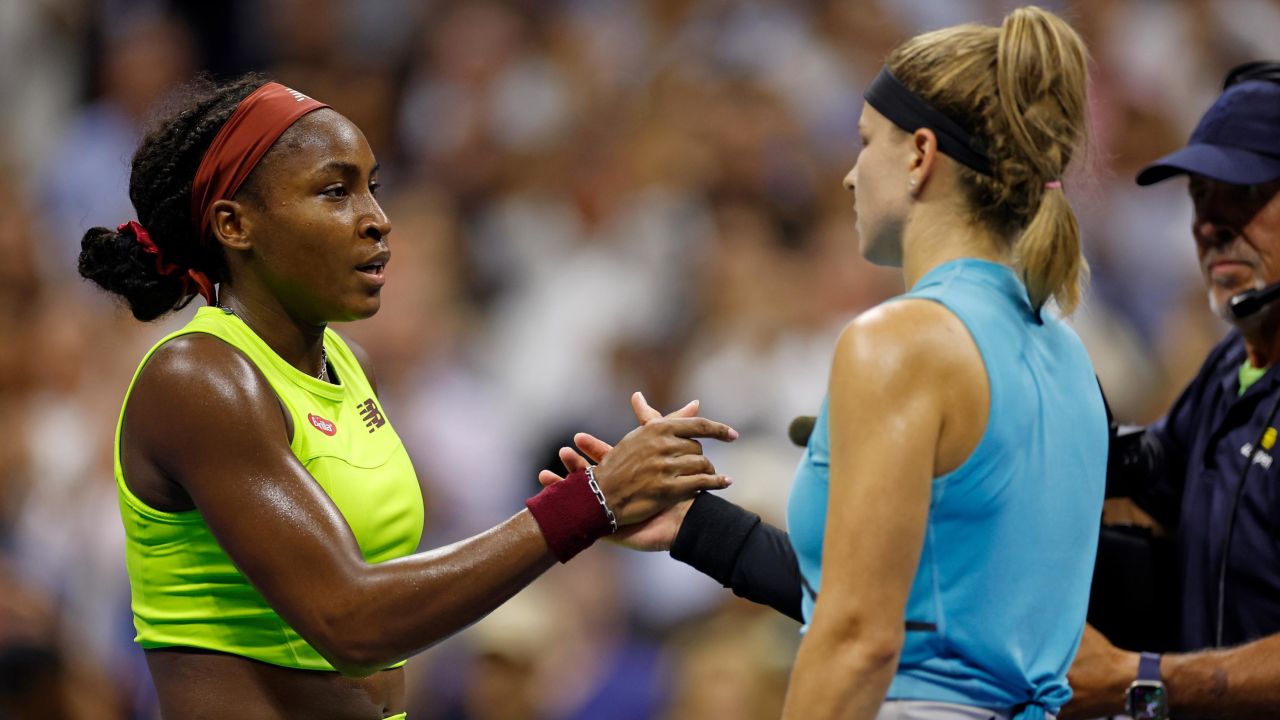 Coco Gauff battled past Karolína Muchová to reach the US Open final.