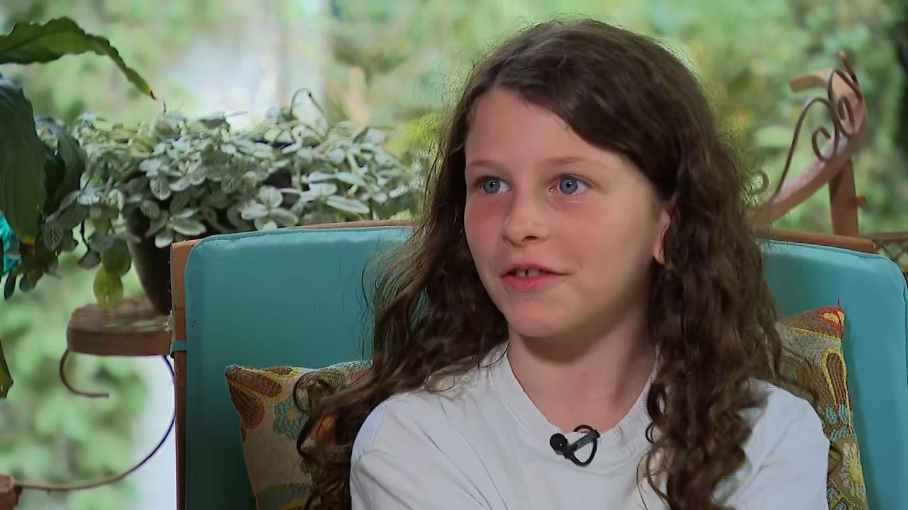 Echo Sides-Shaw speaks during an interview with CNN.
