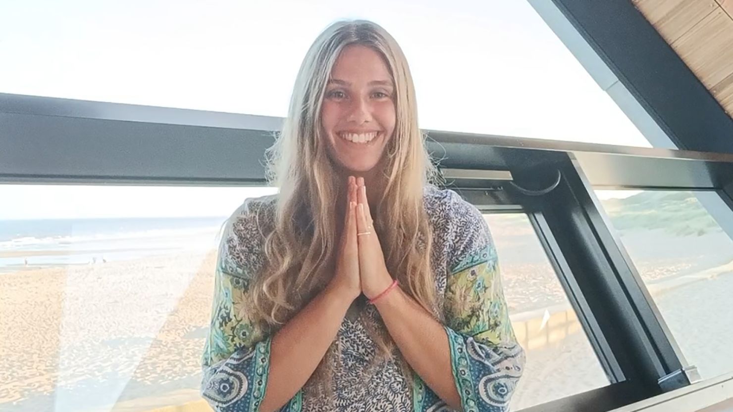 Yoga teacher Millie Laws said it was "surreal" that somebody called the police after mistaking her class for a mass killing. 