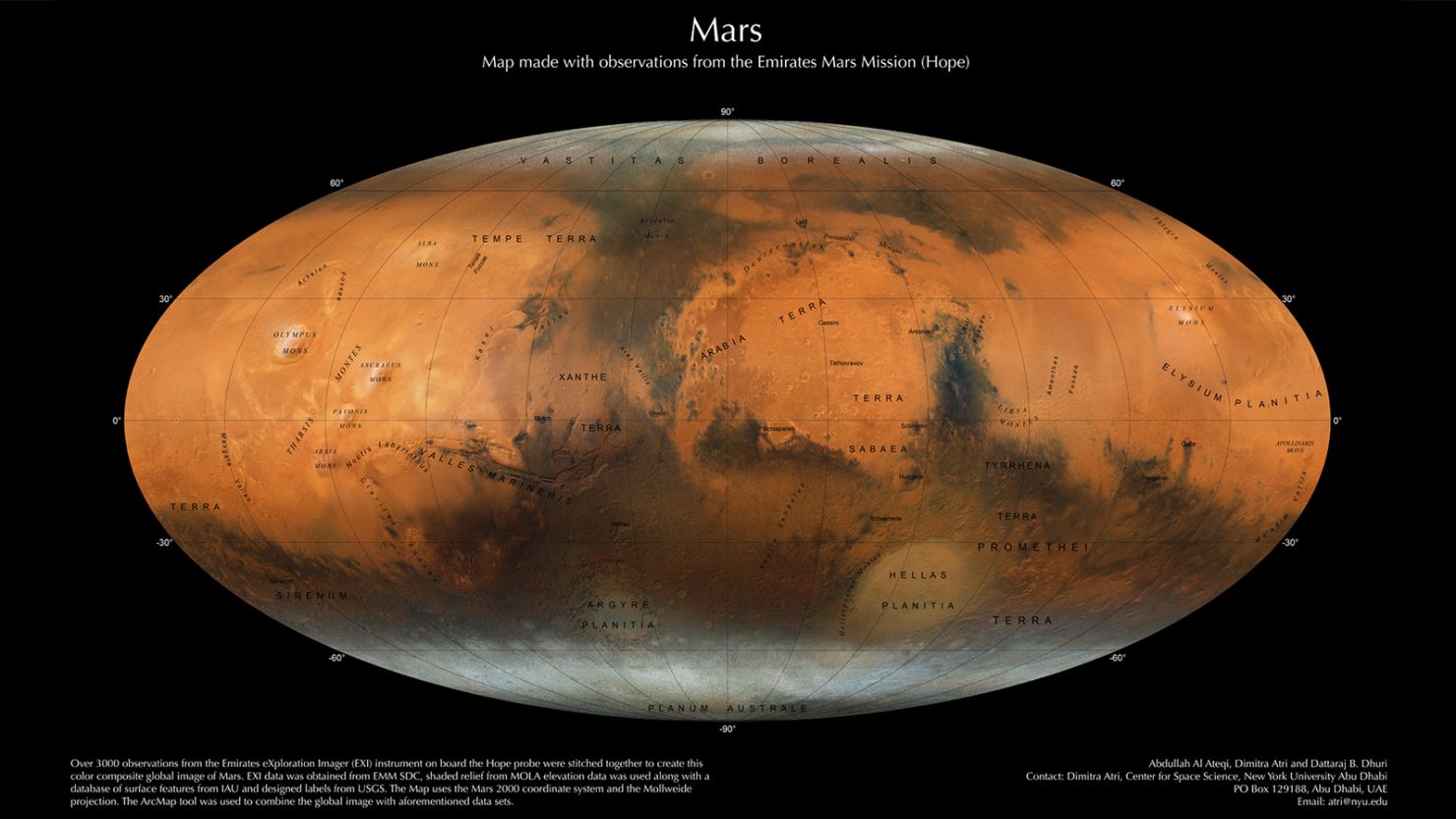 MAP MARS