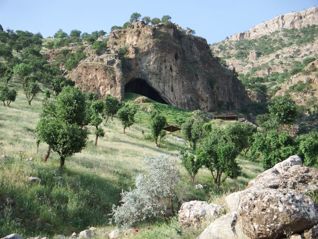 Shanidar Cave photographed in May 2023. Photo C.O. Hunt