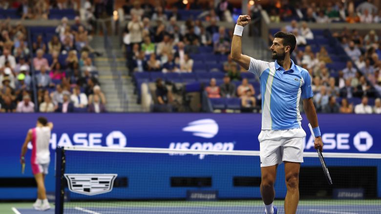Novak Djokovic reached the final of the US Open after beating Ben Shelton.