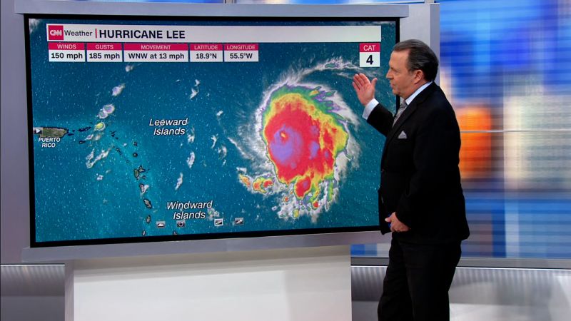 Watch Forecast: CNN meteorologist maps out Hurricane Lee’s trajectory