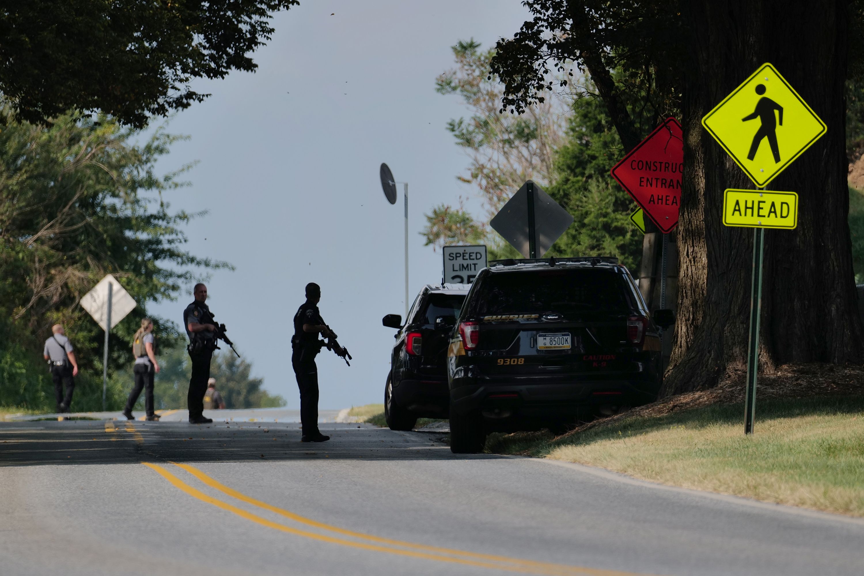 Longwood Gardens remains closed as the search continues for prison escapee,  Danilo Cavalcante, in Pocopson Township, Pa. on Sunday, Sept. 3, 2023.  Murderer Cavalcante was able to escape a prison yard in