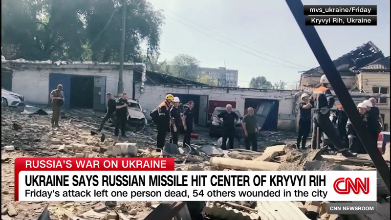 Dramatic Video Shows Moments After Russian Missile Strike | CNN