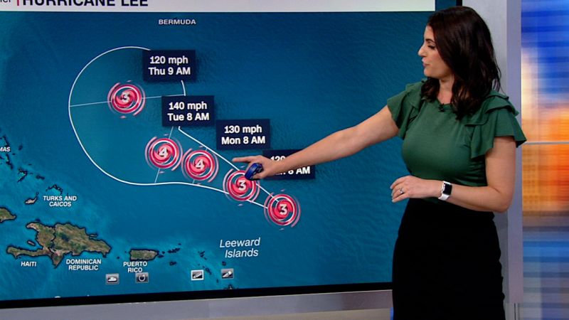 Video: See where Hurricane Lee is heading