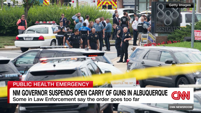 New Mexico Governor Suspends Open Carry Of Guns In Albuquerque | CNN