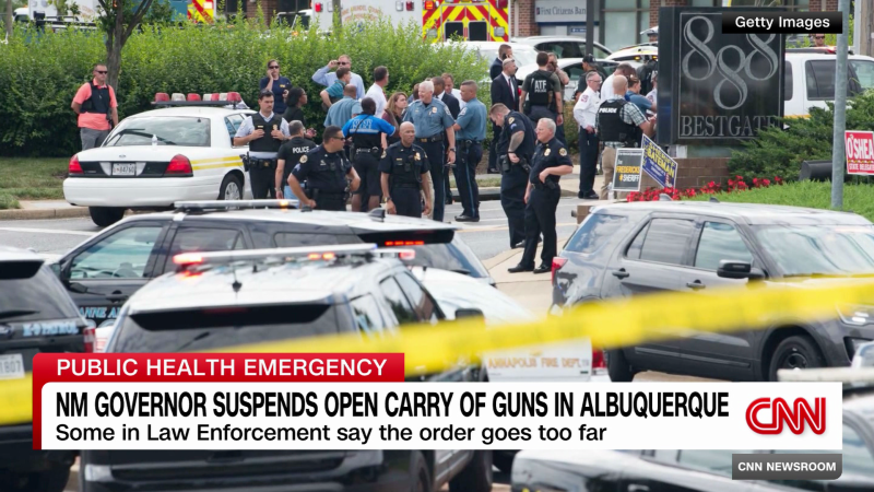 New Mexico governor suspends open carry of guns in Albuquerque