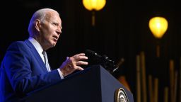 US President Joe Biden holds a press conference in Hanoi on September 10, 2023, on the first day of a visit in Vietnam. Biden travels to Vietnam to deepen cooperation between the two nations, in the face of China's growing ambitions in the region.