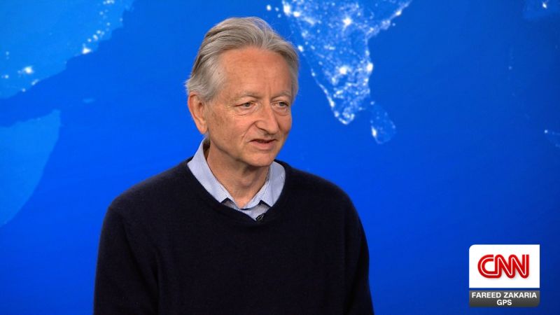 NextImg:On GPS: AI 'godfather' warns of threat to humanity | CNN Business
