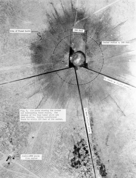 nuclear explosion crater