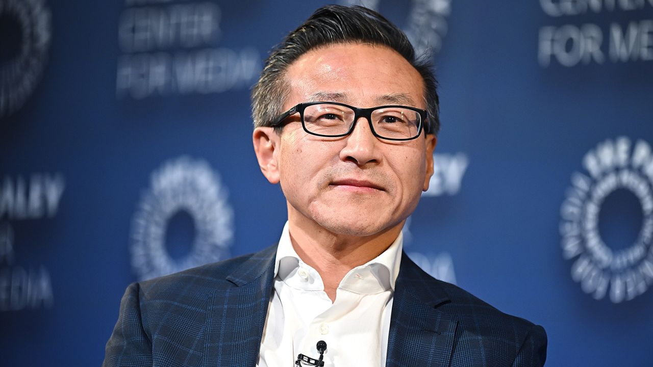 Joe Tsai attended the Paley International Council Summit at the Paley Museum in November 2022 in New York. 