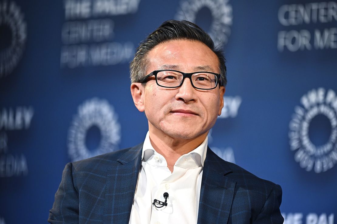 Joe Tsai attended the Paley International Council Summit at the Paley Museum in November 2022 in New York. 