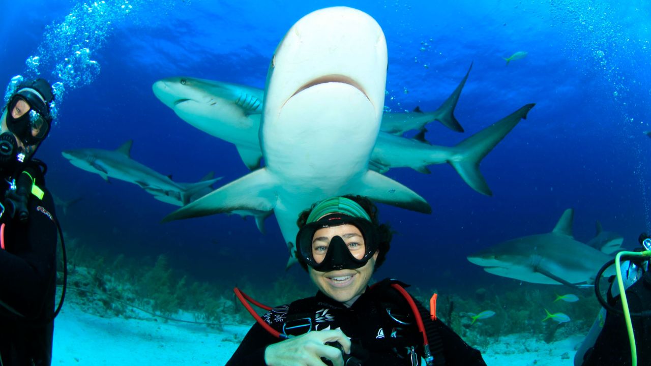 Cosmetic chemist Autumn Blum is an avid diver and shark lover who produces ocean-friendly sunscreens.