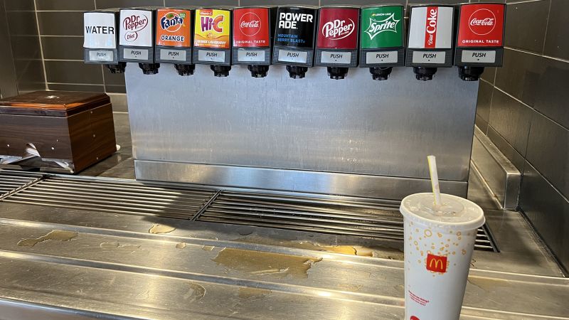McDonald’s si sbarazza dei distributori automatici di bibite self-service