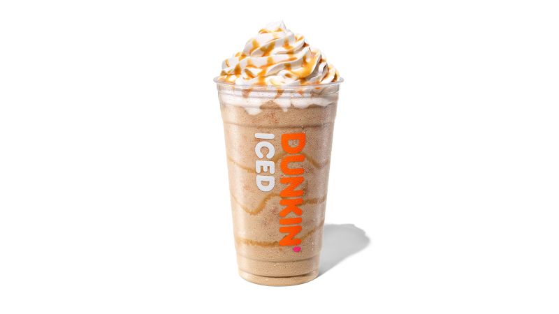 Dunkin's newest pumpkin drink contains actual donuts | CNN Business