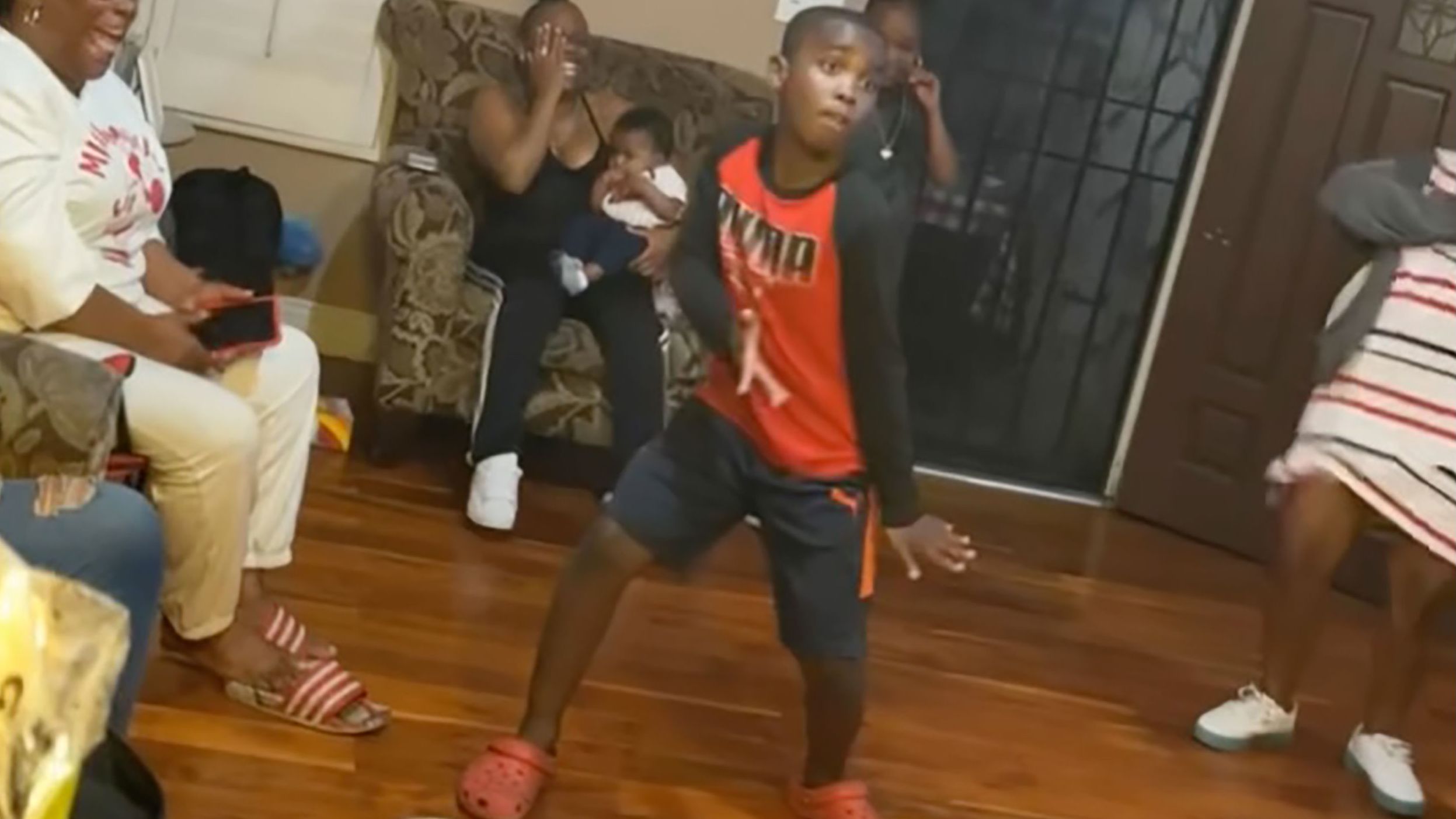 This 12-year-old treated every room like a stage and his family was his ...